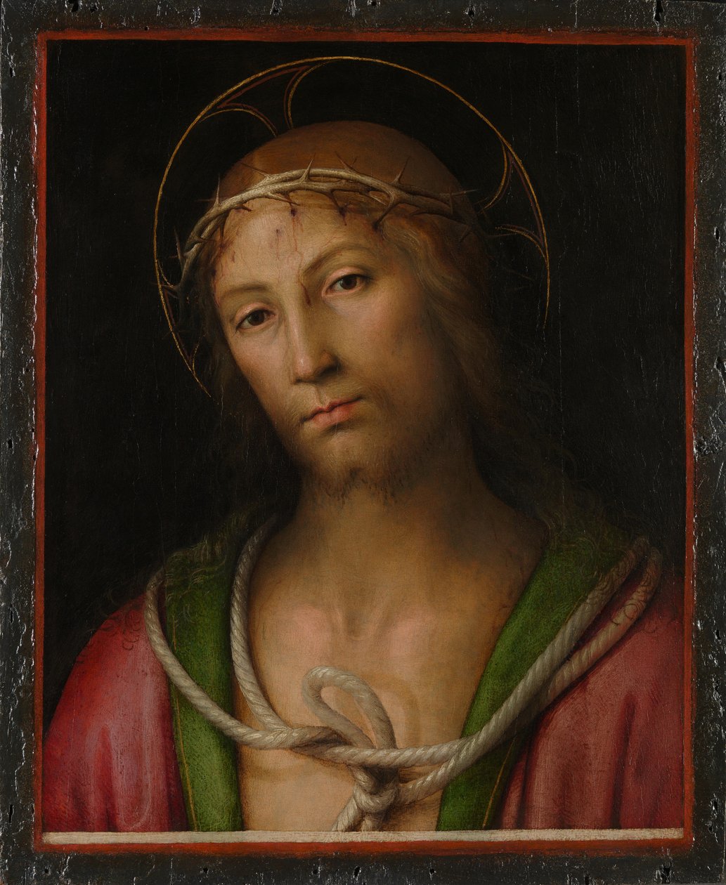 A tövisekkel megkoronázott Krisztus c. 1505 alkotó: Pietro Perugino