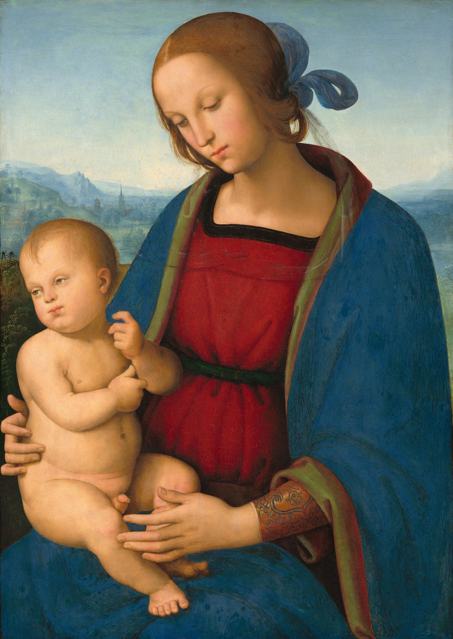 Madonna és gyermeke alkotó: Pietro Perugino