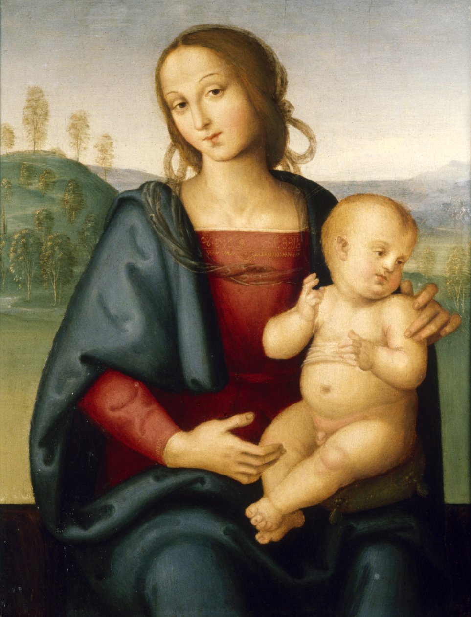 Madonna és gyermeke, 1520 körül alkotó: Pietro Perugino