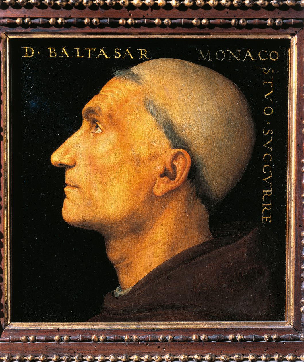 A Vallombrosa-apátság Balthazar szerzetesének portréja, Pietro Perugino alkotó: Pietro Perugino