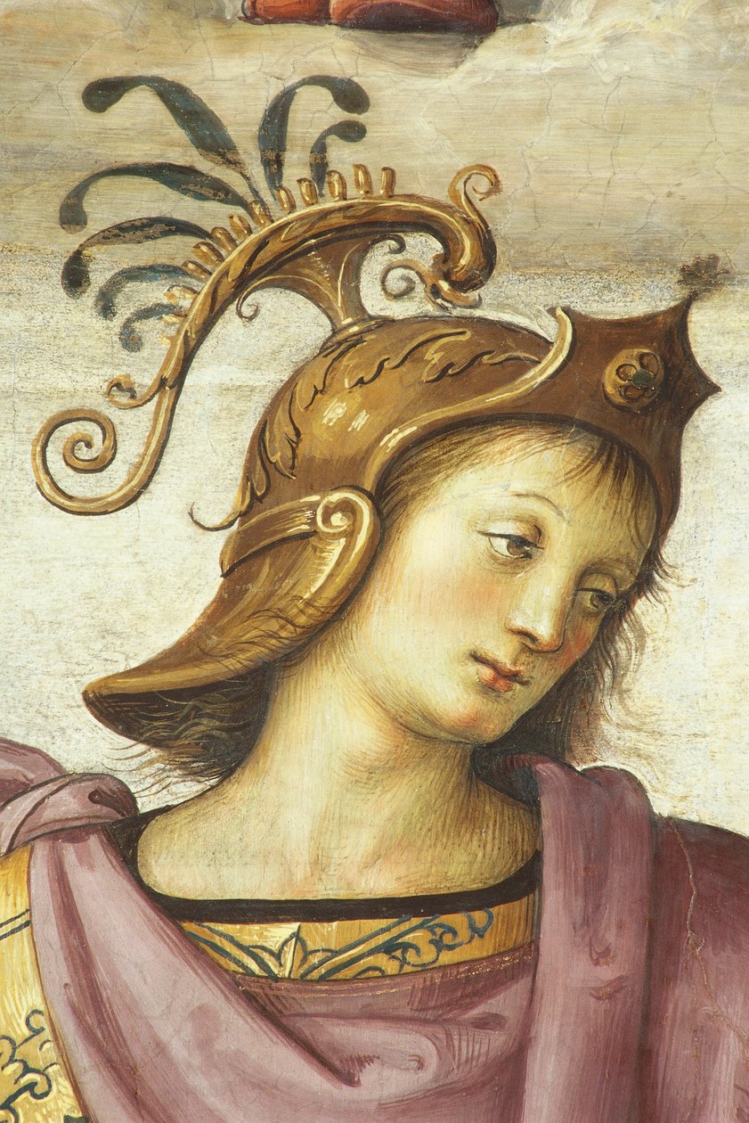 Publius Scipio, Perugino (1450 kb-1523), freskó, Hall of Cambio College, Palazzo dei Priori, Perugia, Umbria, Olaszország, XV. és XVI. század alkotó: Pietro Perugino