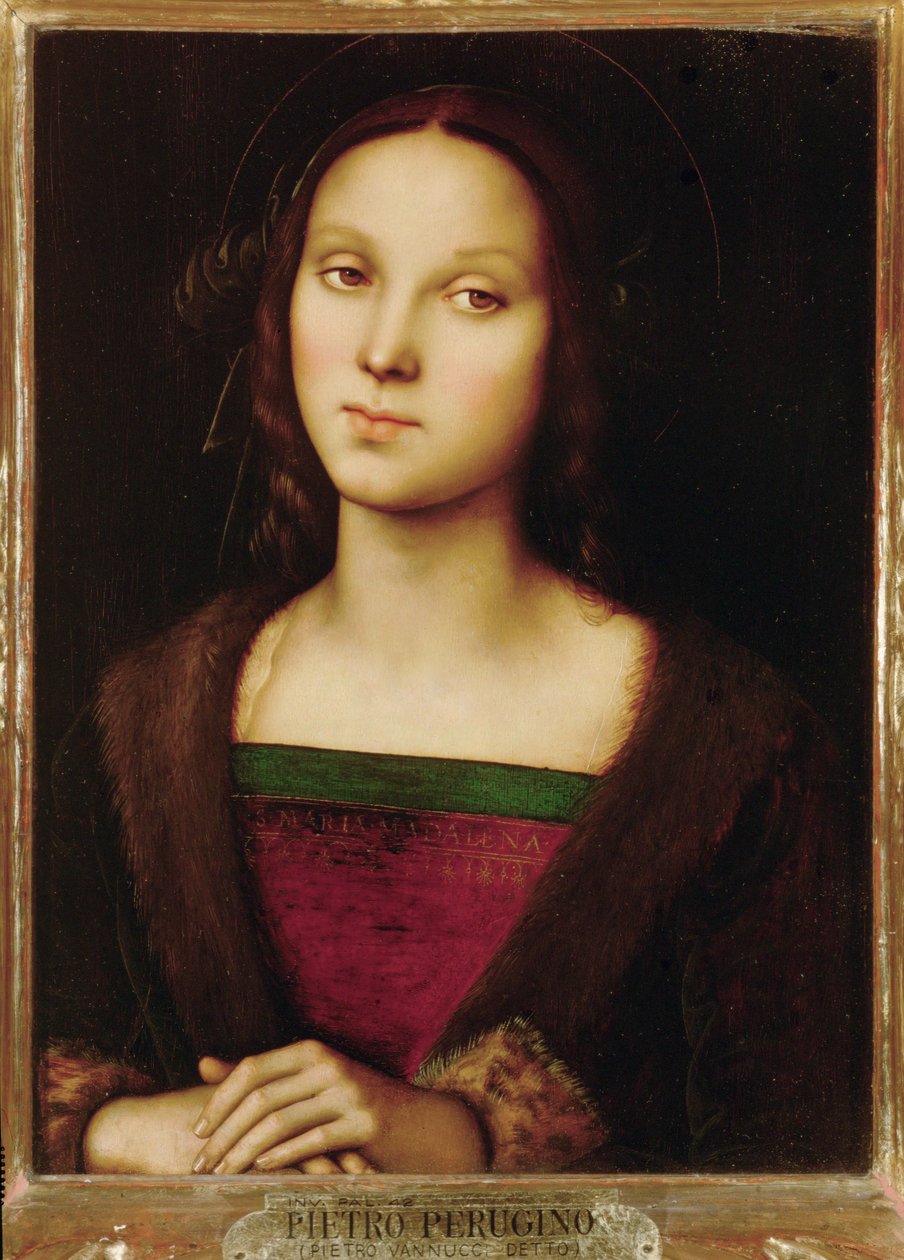 Szent Mária Magdolna (festmény fára) alkotó: Pietro Perugino