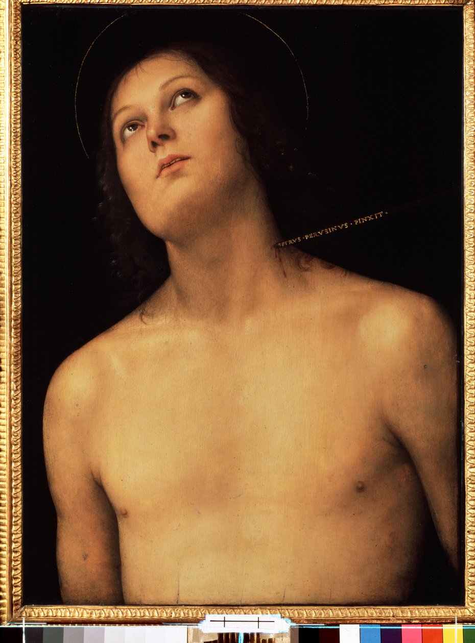 Szent Sebestyén alkotó: Pietro Perugino