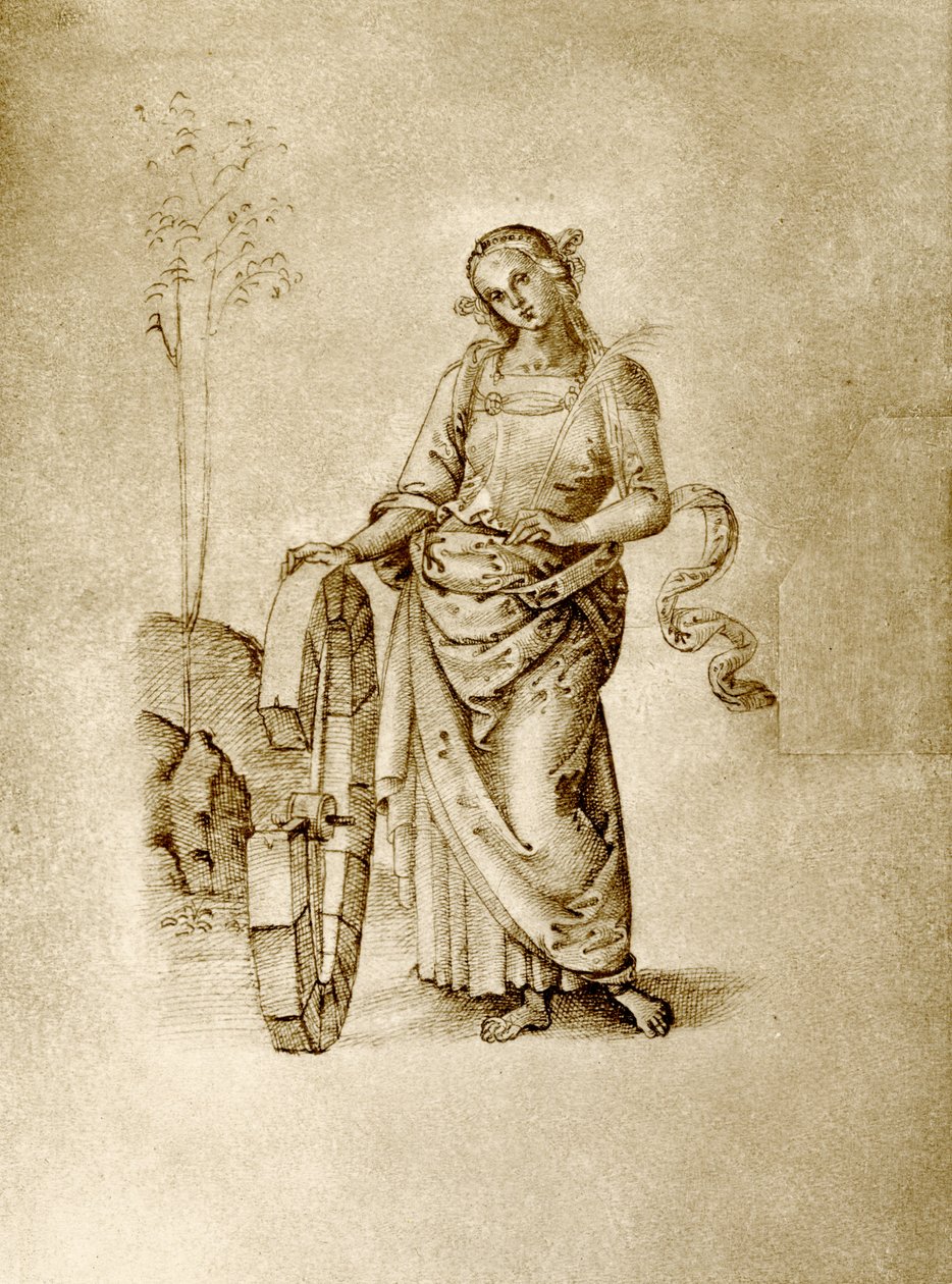 Szent Katalin alkotó: Pietro Perugino