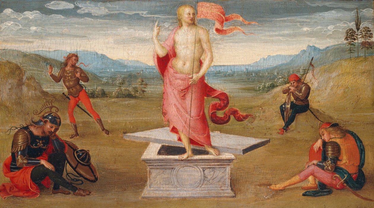 A Feltámadás. alkotó: Pietro Perugino