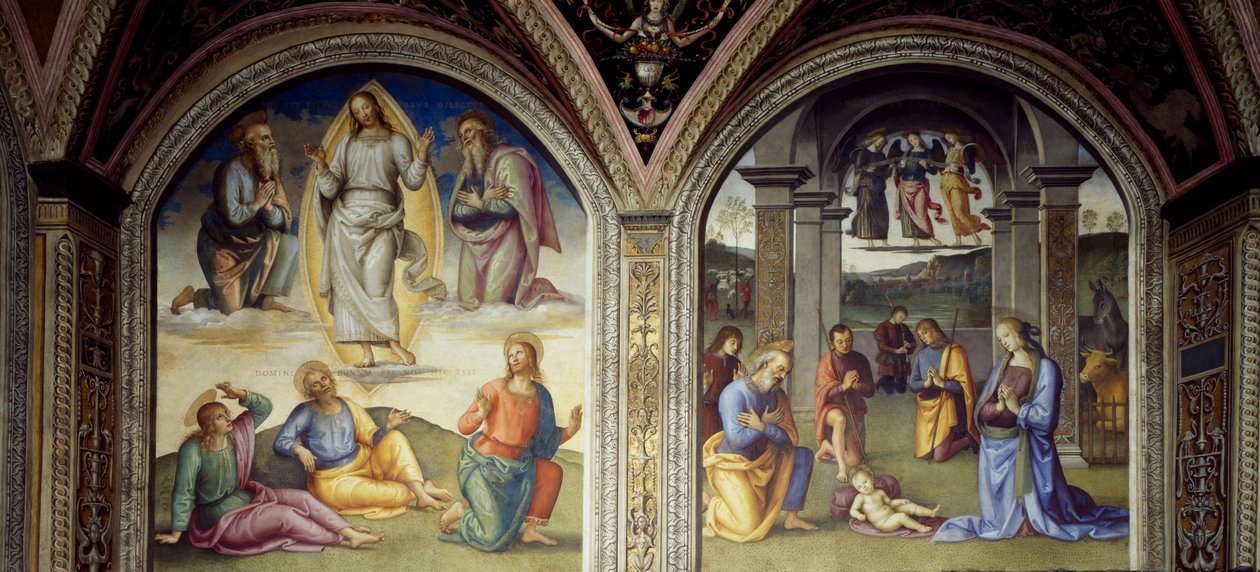Átváltozás és Születés alkotó: Pietro Perugino