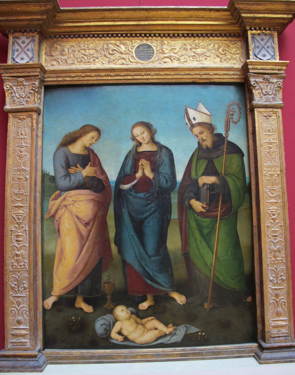 A gyermek imádása alkotó: Pietro Perugino