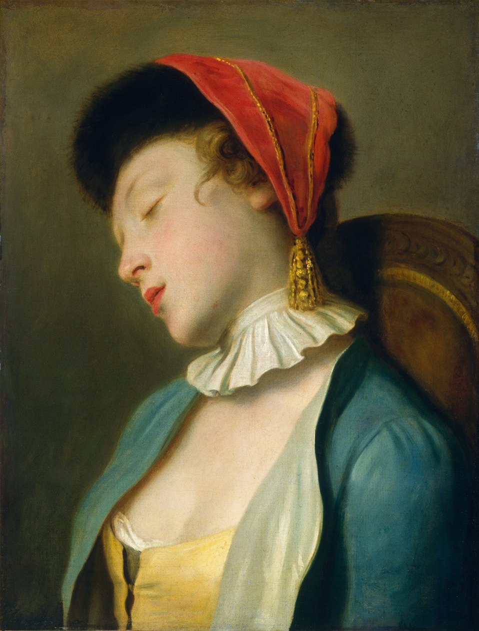 Egy alvó lány alkotó: Pietro Antonio Rotari