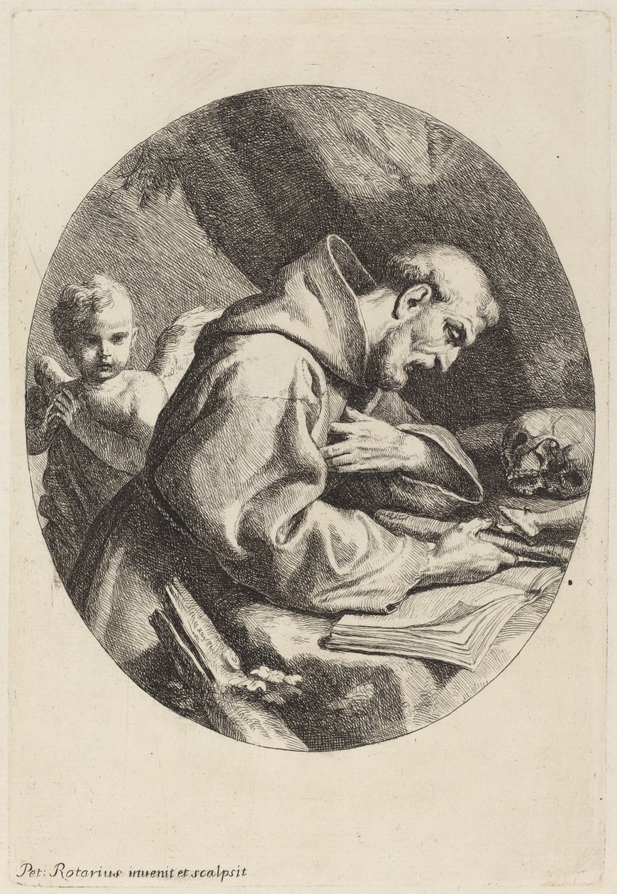 Szent Ferenc alkotó: Pietro Antonio Rotari