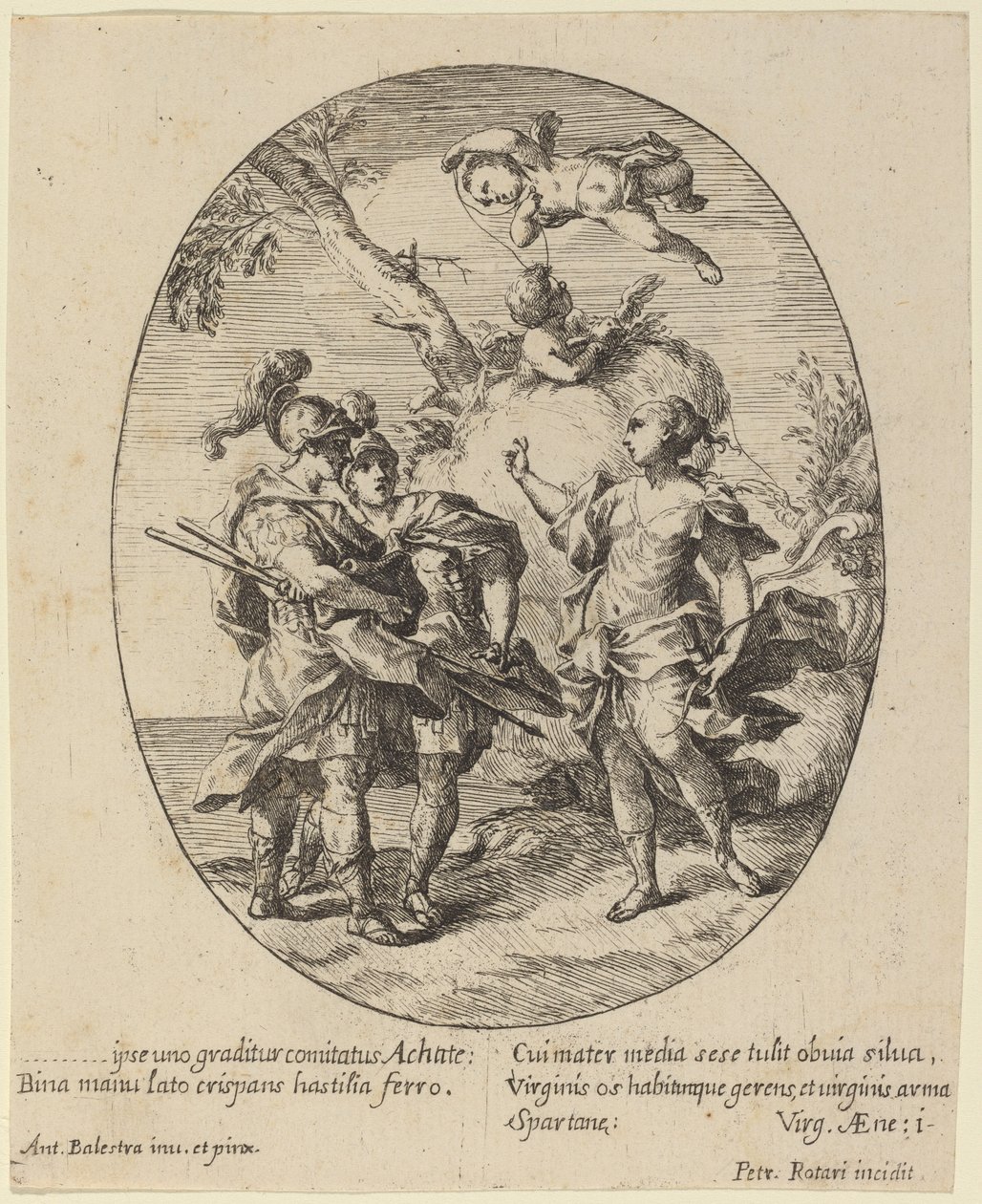 A Vénusz megjelenik Akhilleusznak alkotó: Pietro Rotari after Antonio Balestra