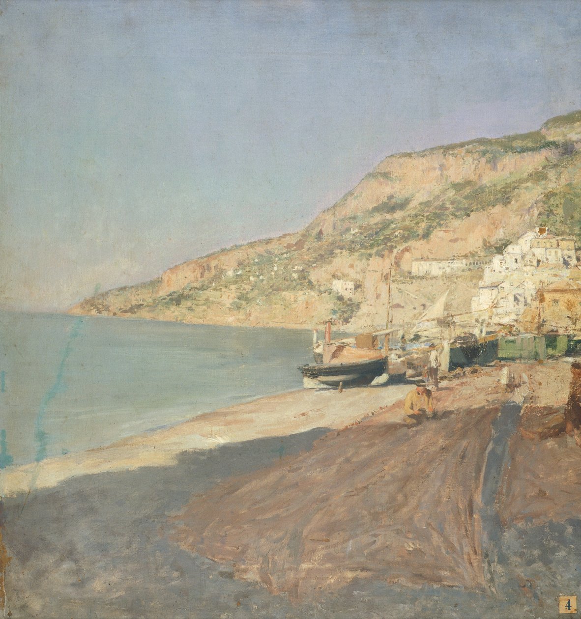 Amalfi Beach (olaj, vászon) alkotó: Pietro Scoppetta