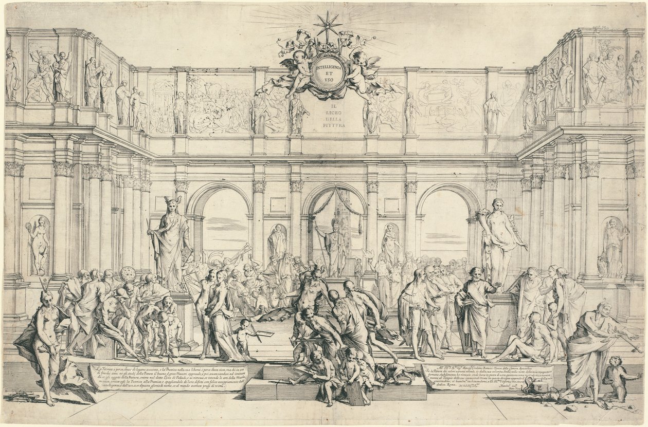 A festészeti líceum alkotó: Pietro Testa