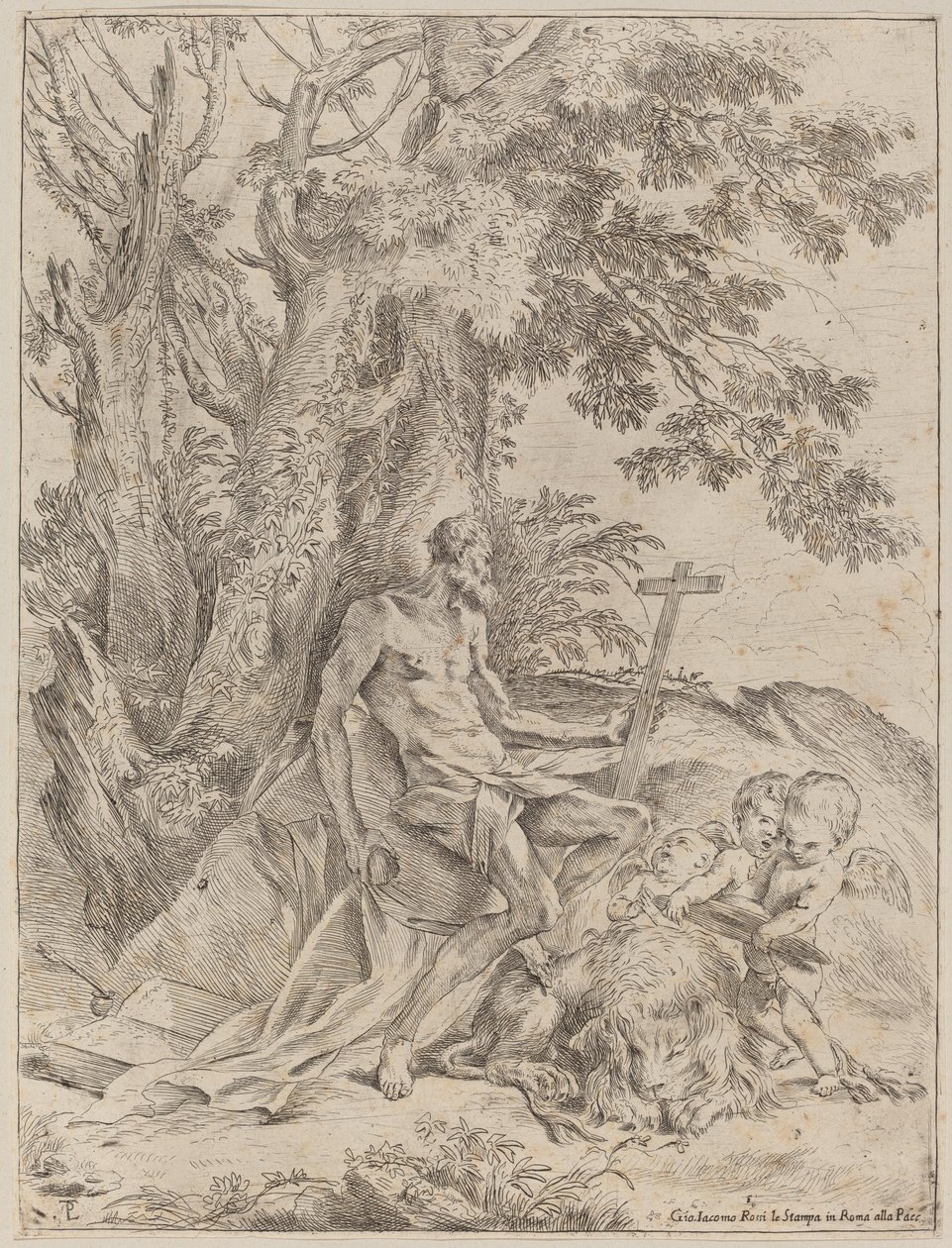 Szent Jeromos alkotó: Pietro Testa