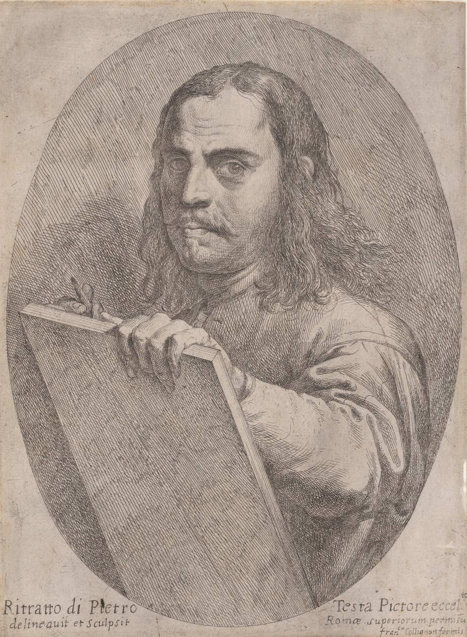 Önarckép, kb. 1645. alkotó: Pietro Testa