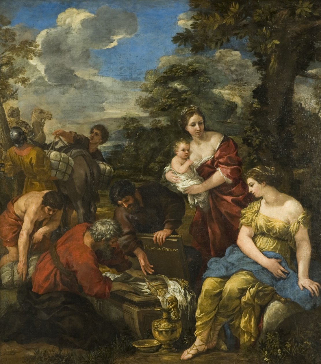 Lábán keresi bálványait (olaj, vászon) alkotó: Pietro da Cortona