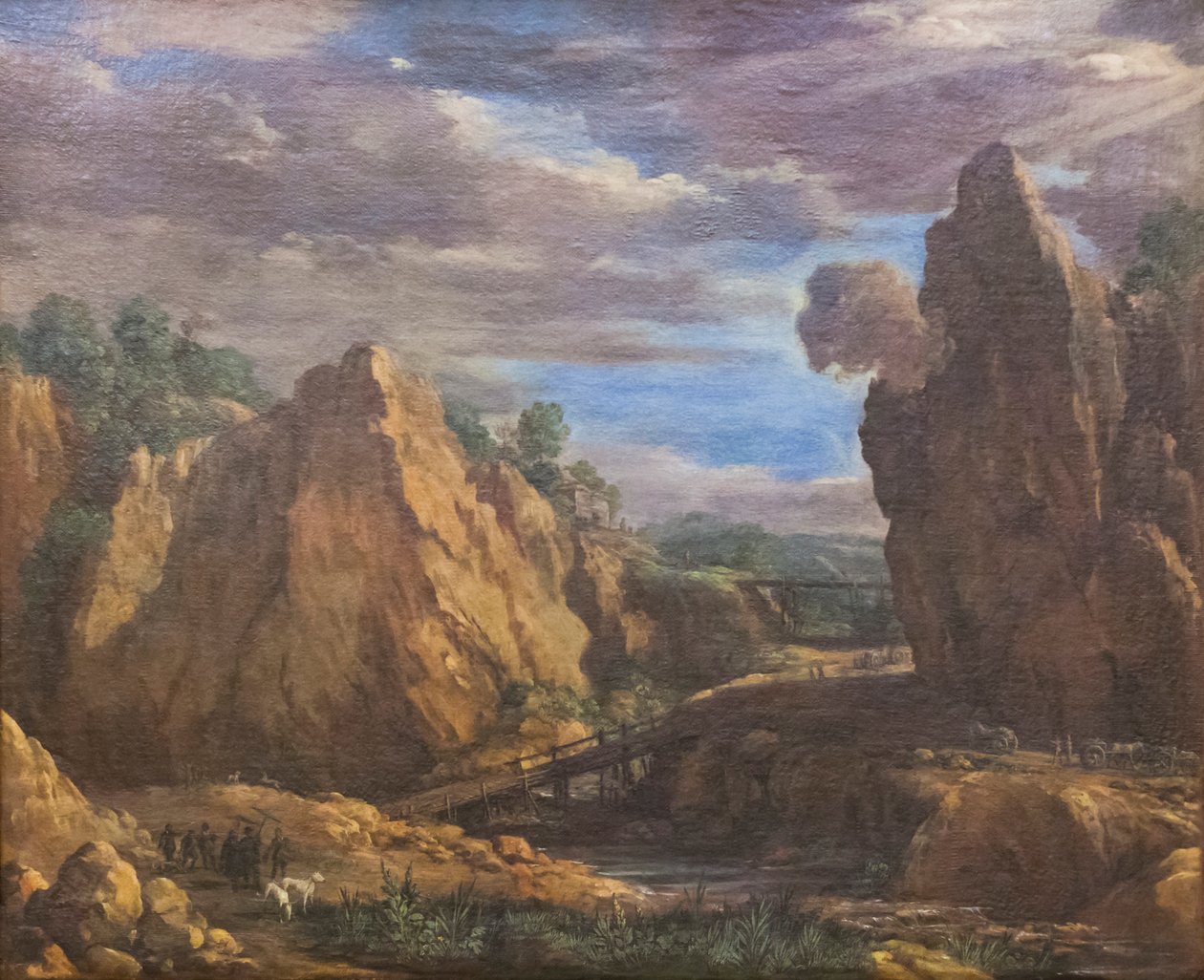 A tolfai timsóbányák, 1630 körül (olaj, vászon) alkotó: Pietro da (1596 1669) Cortona