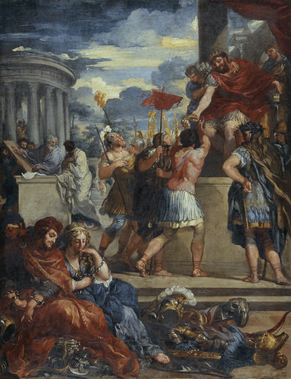 A bronzkorszak (olaj, vászon) alkotó: Pietro da (1596 1669) (after) Cortona