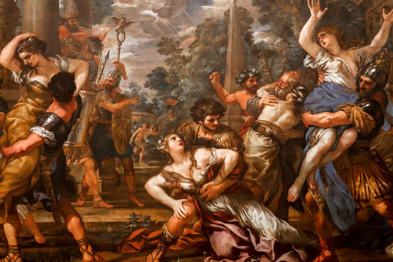 A szabinok megerőszakolása 1629. (Olaj, vászon) alkotó: Pietro da (1596 1669) Cortona