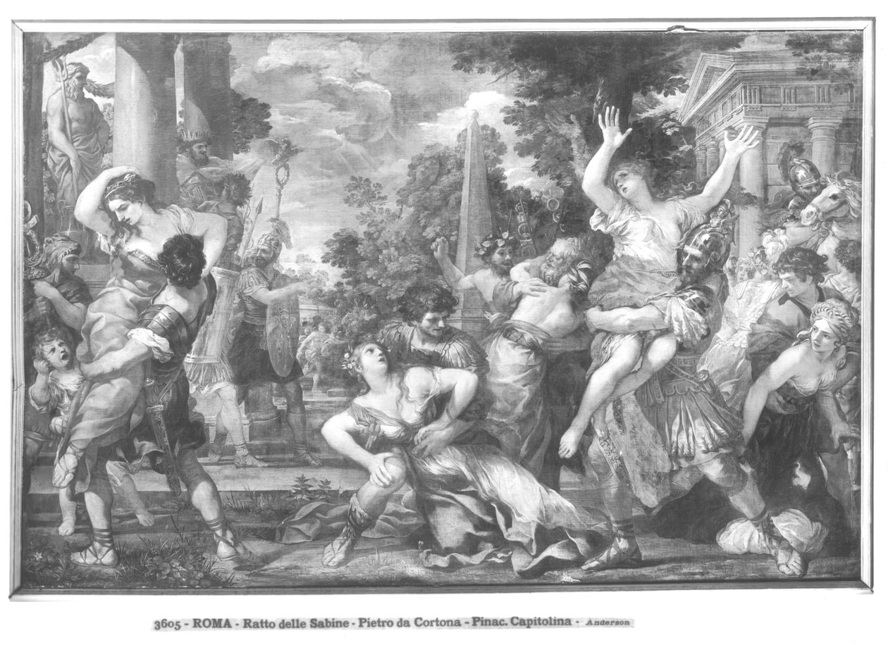 A szabin nők megerőszakolása alkotó: Pietro da 1596 1669 Cortona