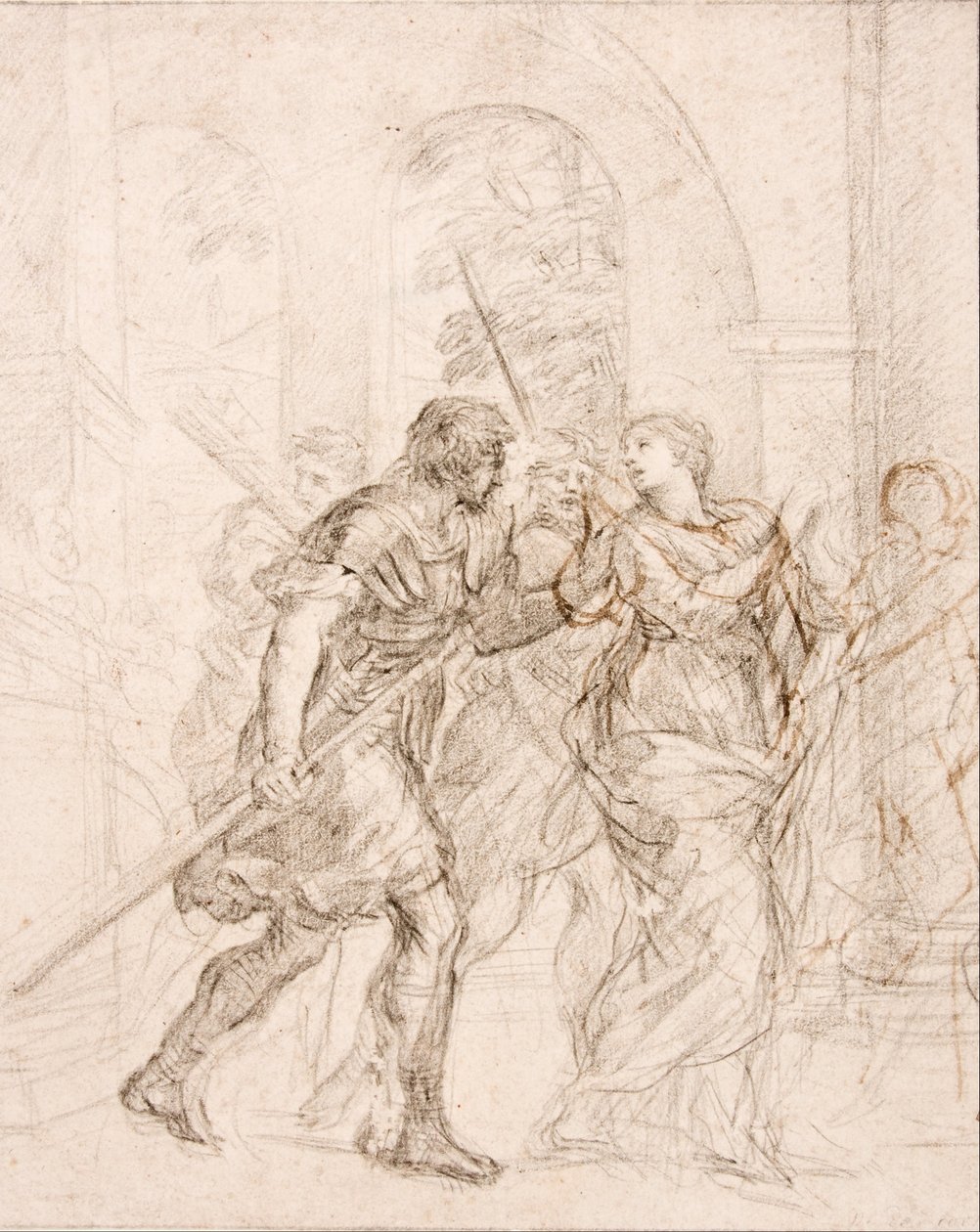 Szent (Martina) Mártíromságra vezetve alkotó: Pietro da Cortona