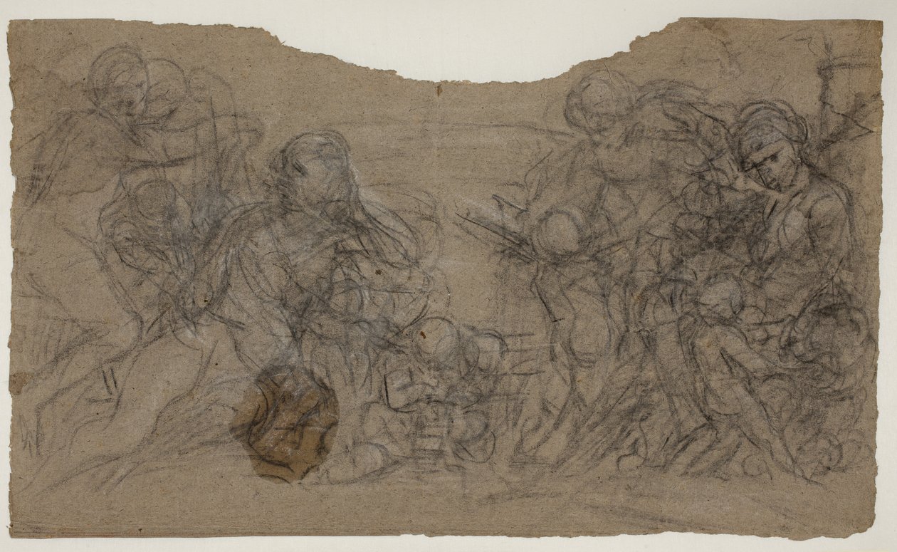 Vázlatok ábracsoportokhoz alkotó: Pietro da Cortona
