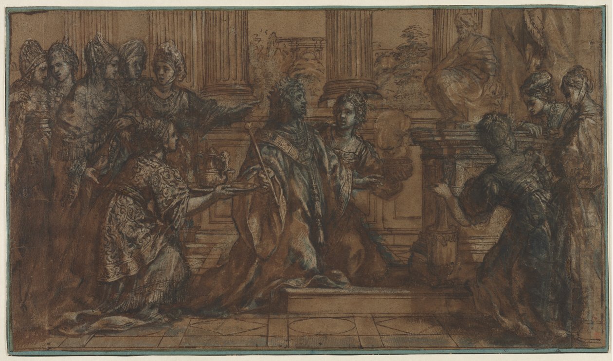 Salamon bálványimádása alkotó: Pietro da Cortona