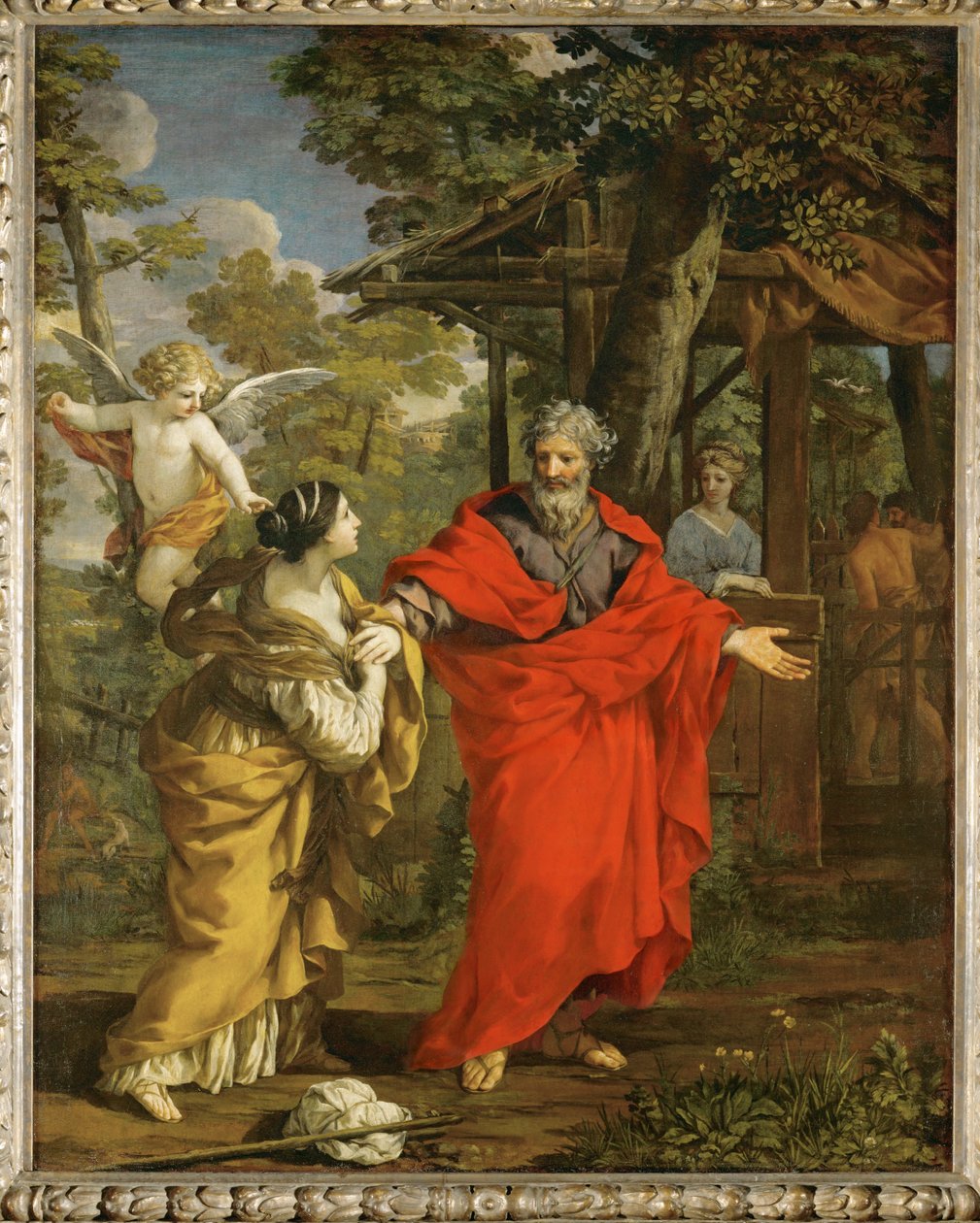 Hágár visszatérése (festmény vászonra) alkotó: Pietro da & Ferri Ciro (1634-89) Cortona