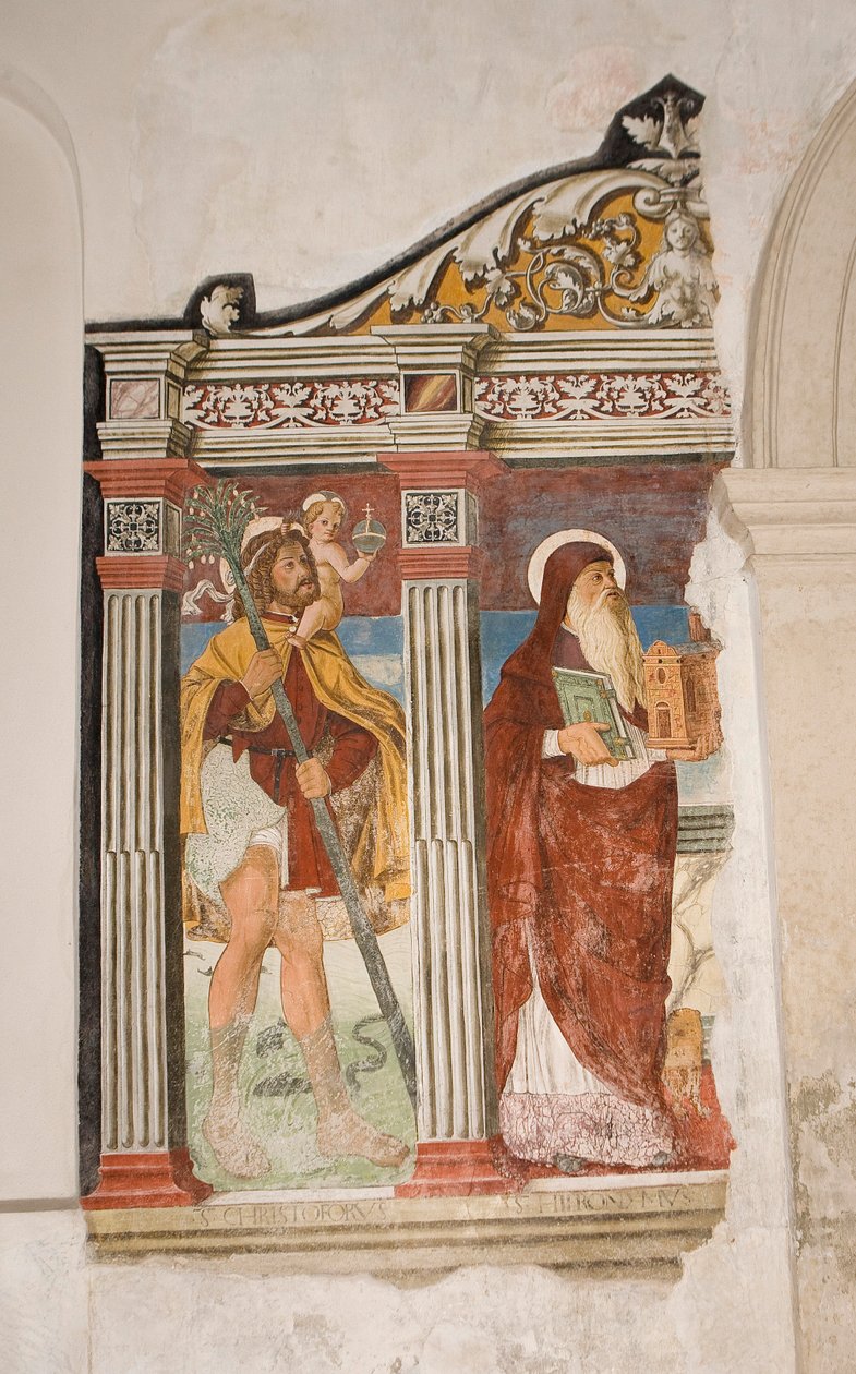 Saint Pietro és Paolo templom, Valvasone, Friuli, Olaszország (freskó) alkotó: Pietro da Vicenza