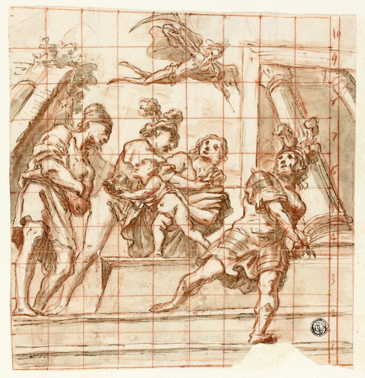Allegorikus jelenet atya idővel alkotó: Pietro della Vecchia