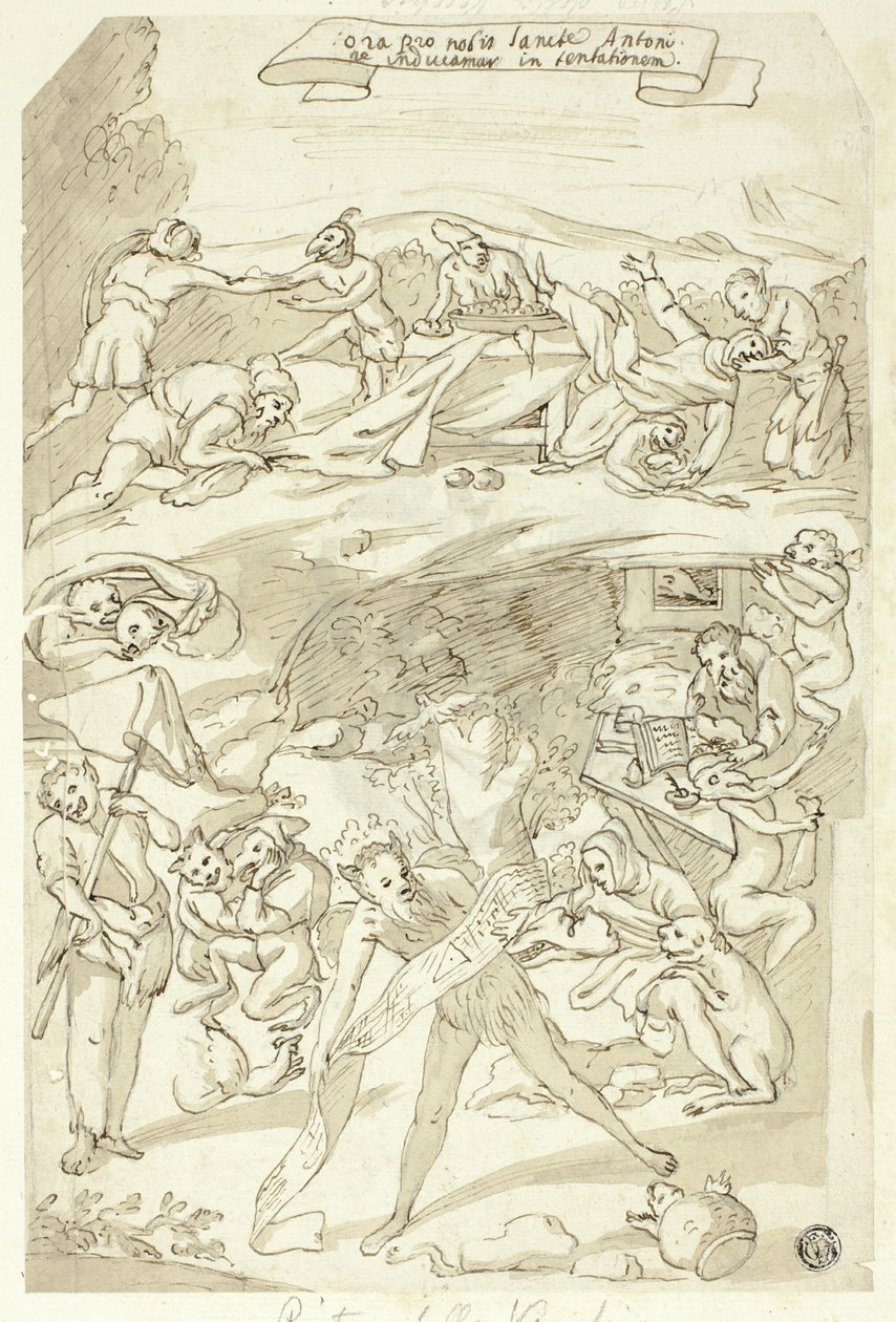 Szent Antal megkísértése alkotó: Pietro della Vecchia