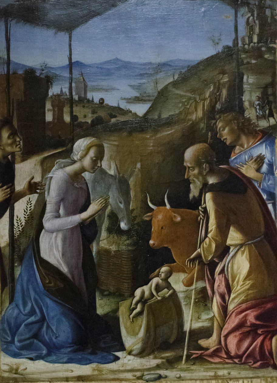 A pásztorok imádása, 1493-96 körül (tempera, tábla) alkotó: Pietro di Francesco degli Orioli