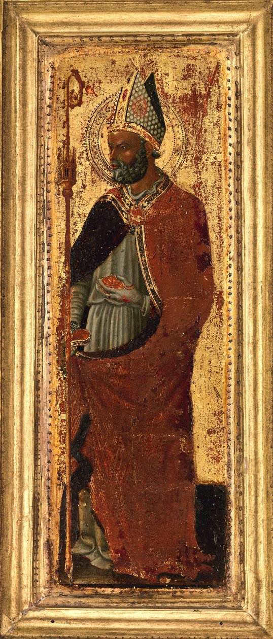 Bari Szent Miklós, 1430-as évek közepe. alkotó: Pietro di Giovanni d