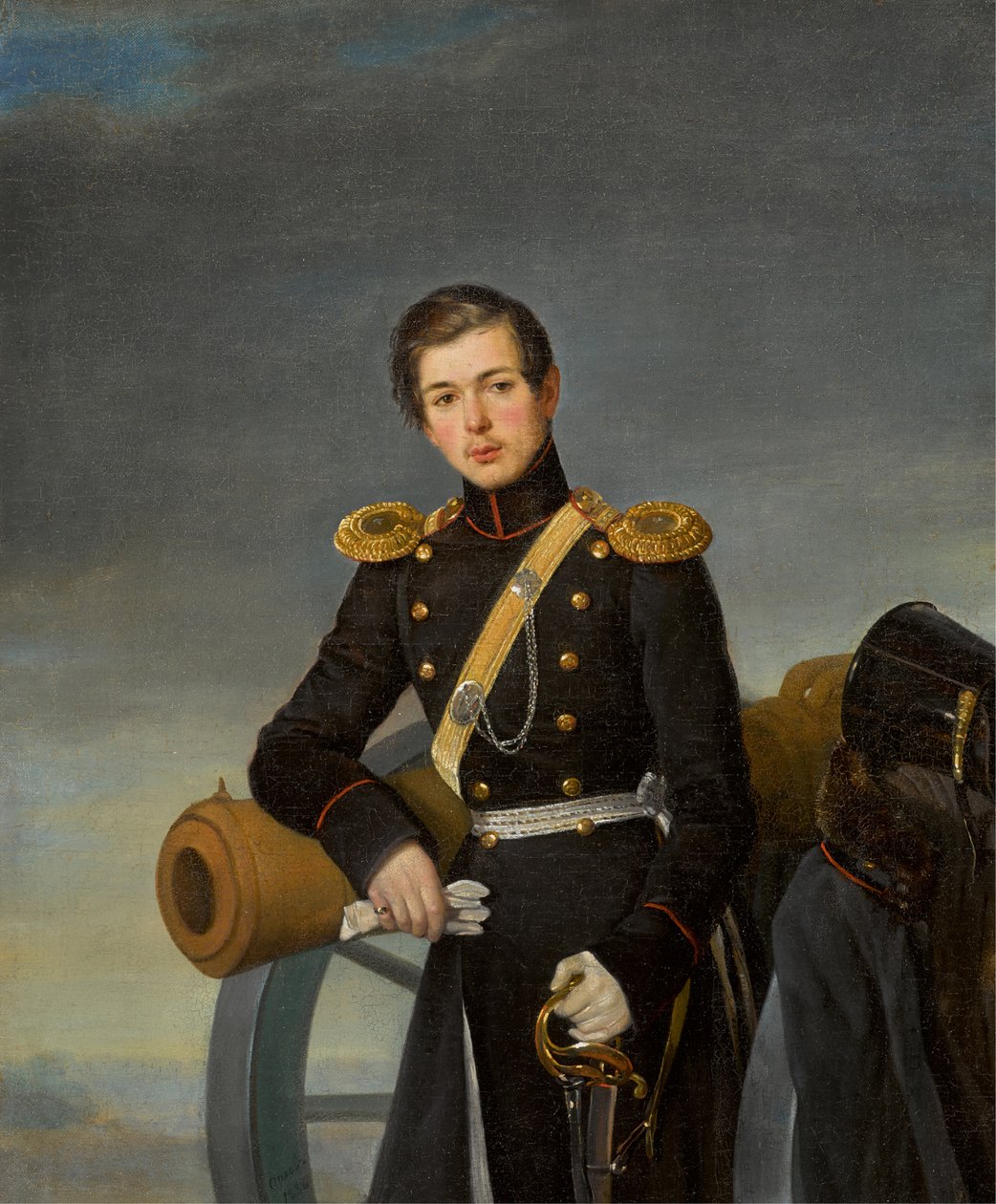 Alekszandr Nikolajevics Karamzin portréja 1815-1888, 1836 után. alkotó: Pimen Nikitich Orlov