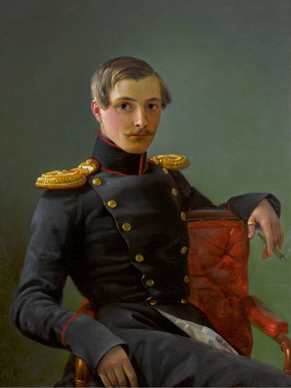 Andrej Nyikolajevics Karamzin portréja 1814-1854, 1836. alkotó: Pimen Nikitich Orlov