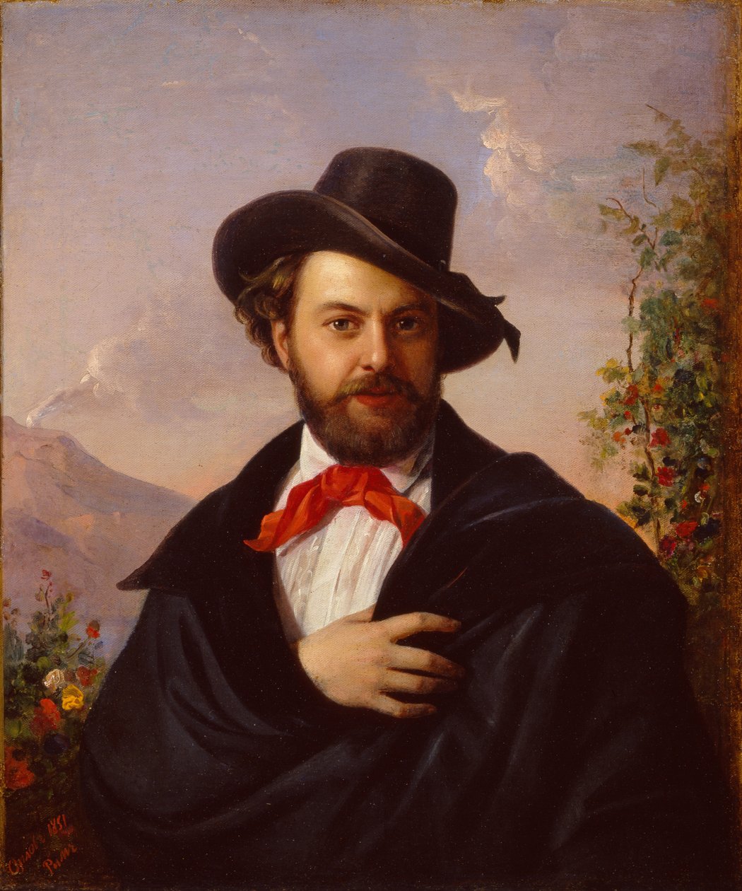 Önarckép, 1851 alkotó: Pimen Nikitich Orlov