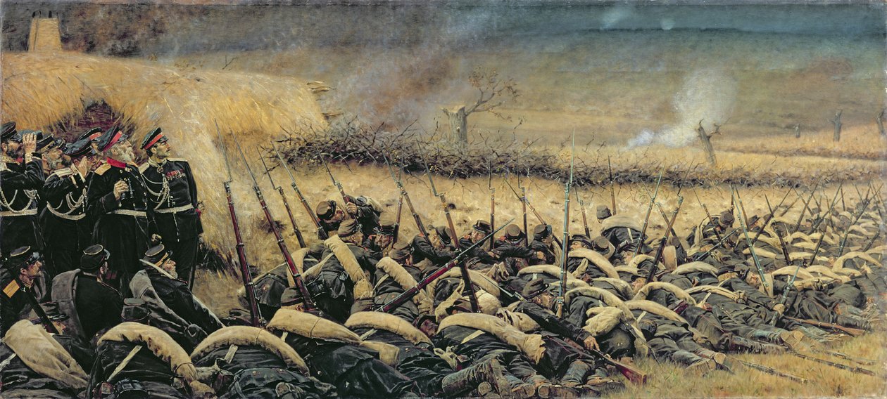 Az offenzíva előtt, 1877-78 alkotó: Piotr Petrovitch Weretshchagin