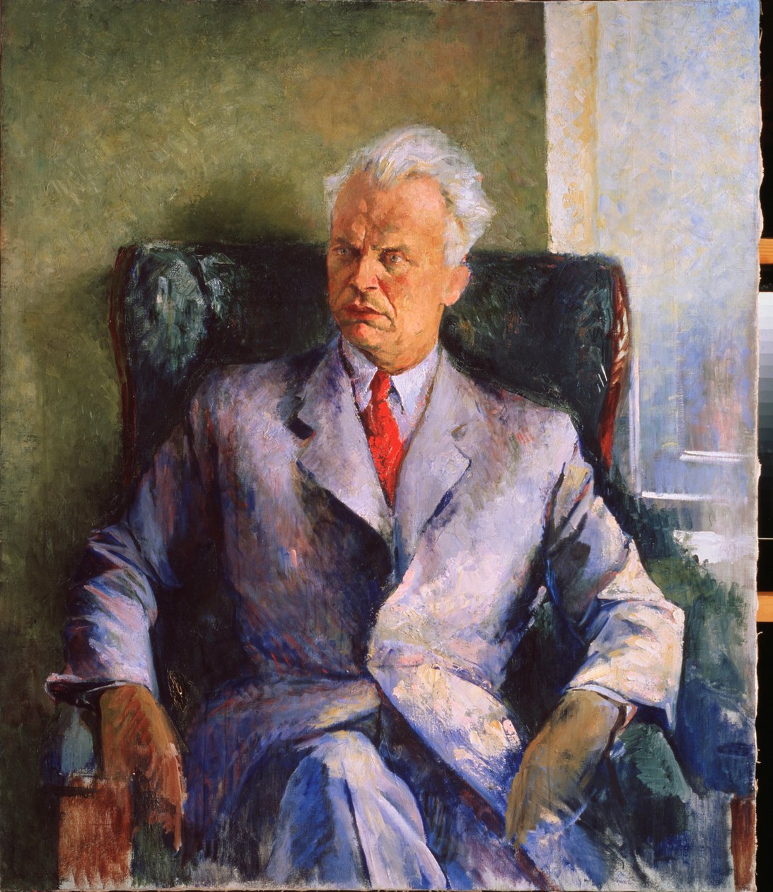 Olexandr Dovzhenko szerzőjének, producerének és rendezőjének portréja alkotó: Piotr Vladimirovich Williams