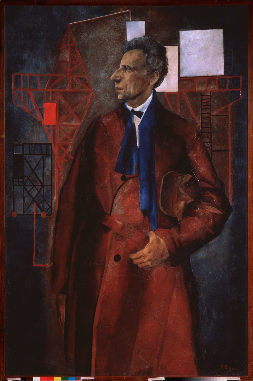 Vsevolod Meyerhold színpadi producer portréja alkotó: Piotr Vladimirovich Williams