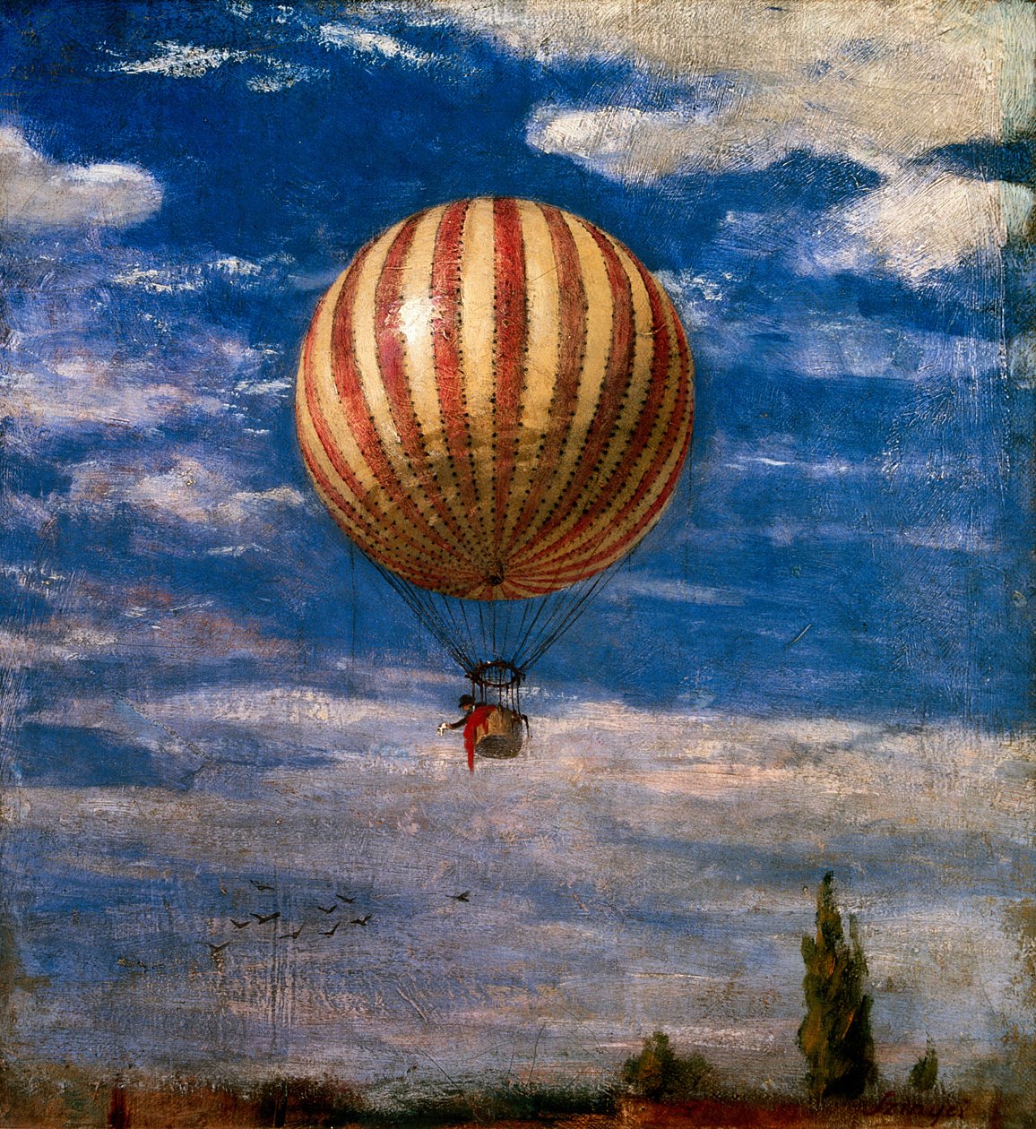 A léggömb, 1878 alkotó: Pál Szinyei Merse