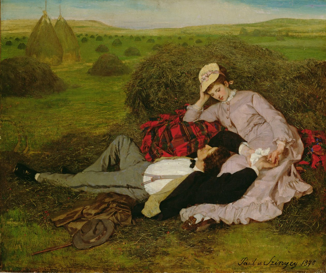 A szerelmesek, 1870 alkotó: Pál Szinyei Merse