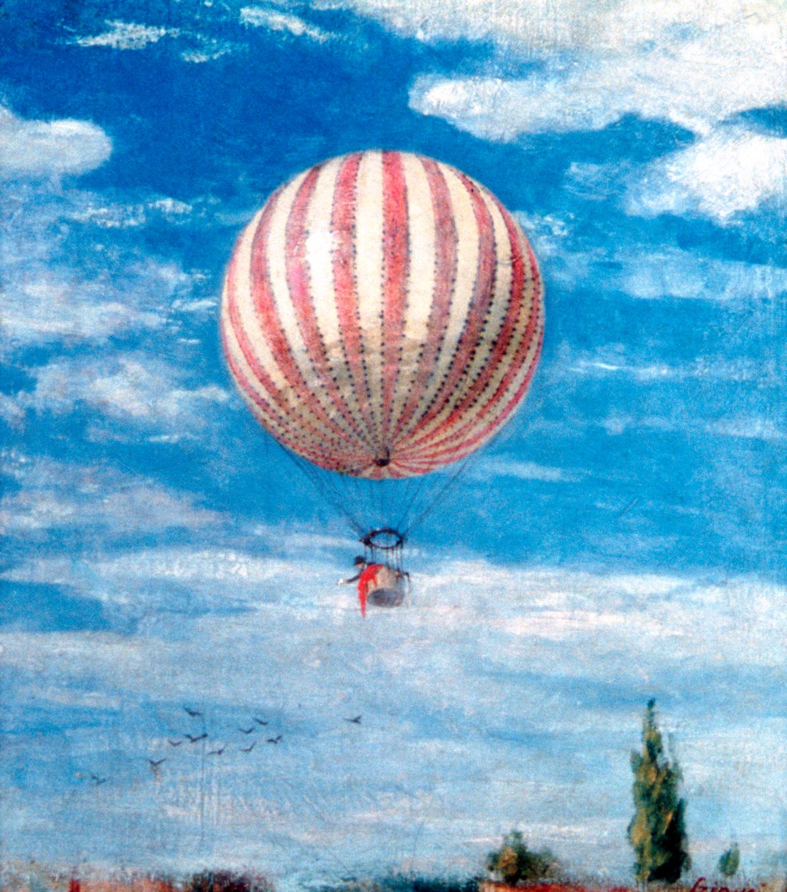 Léggömb, 1878 alkotó: Pál Szinyei Merse