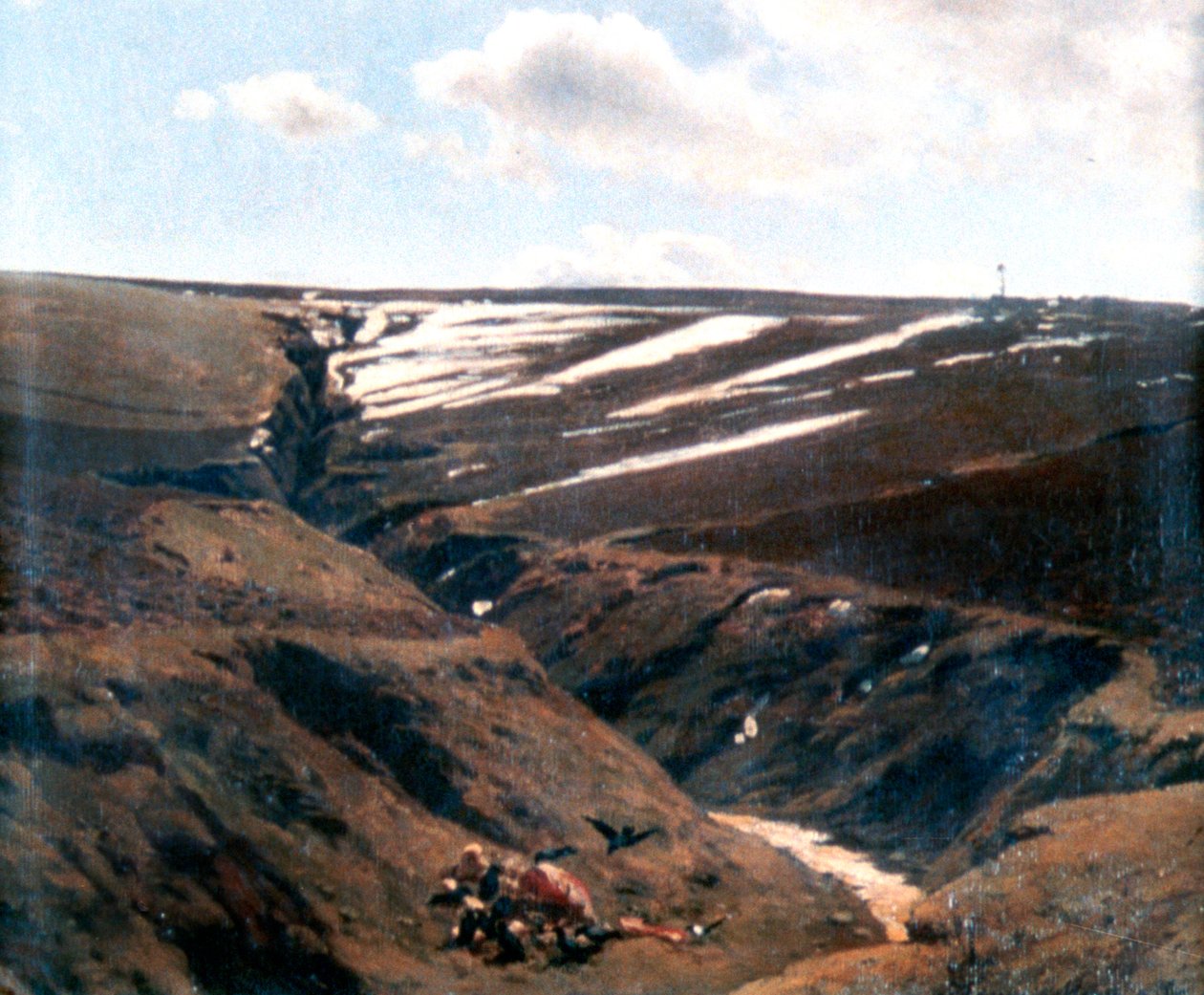 Hóolvadás, 1884-1895 alkotó: Pál Szinyei Merse