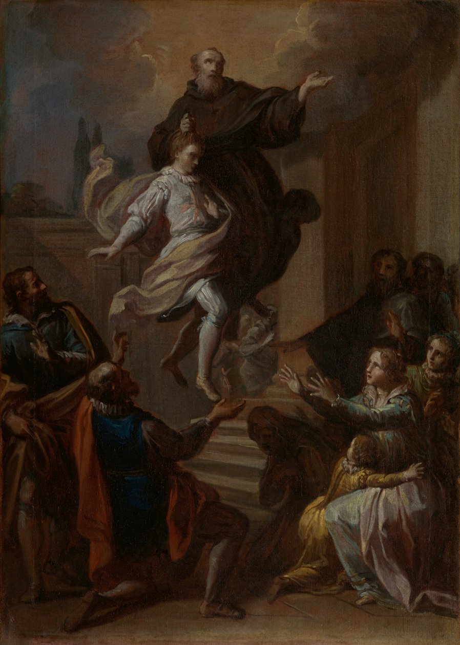 Cupertinói Szent József csodája 1603-1663, 1750. alkotó: Placido Costanzi