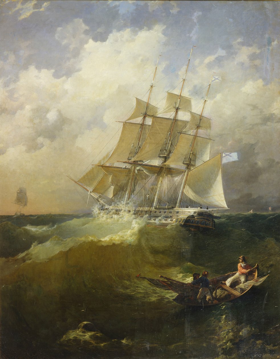 44 ágyús Aurora fregatt, 1844 alkotó: Platon Timofeyevich Borispolets