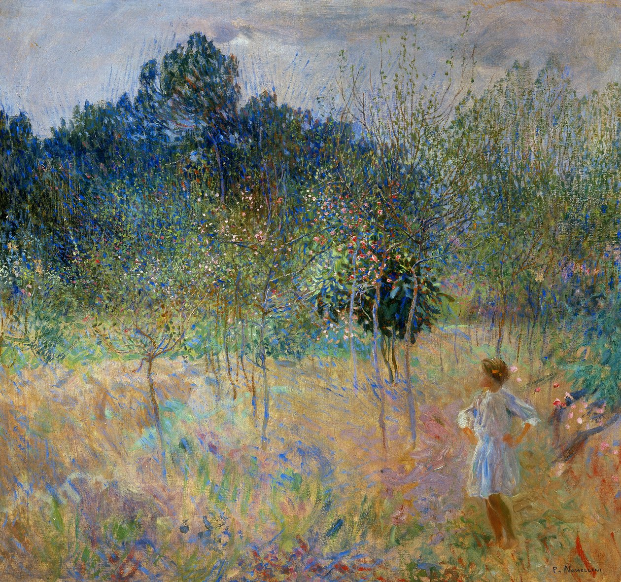 Virágzó ország, vagy 1910. április alkotó: Plinio Nomellini