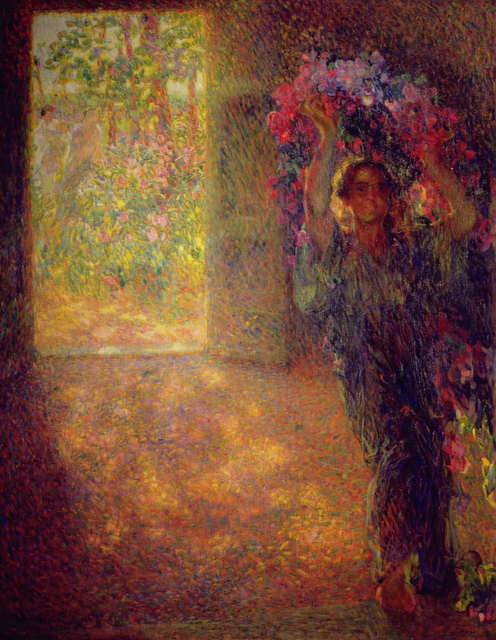 Virágzó ház, 1910 körül (olaj, vászon) alkotó: Plinio Nomellini