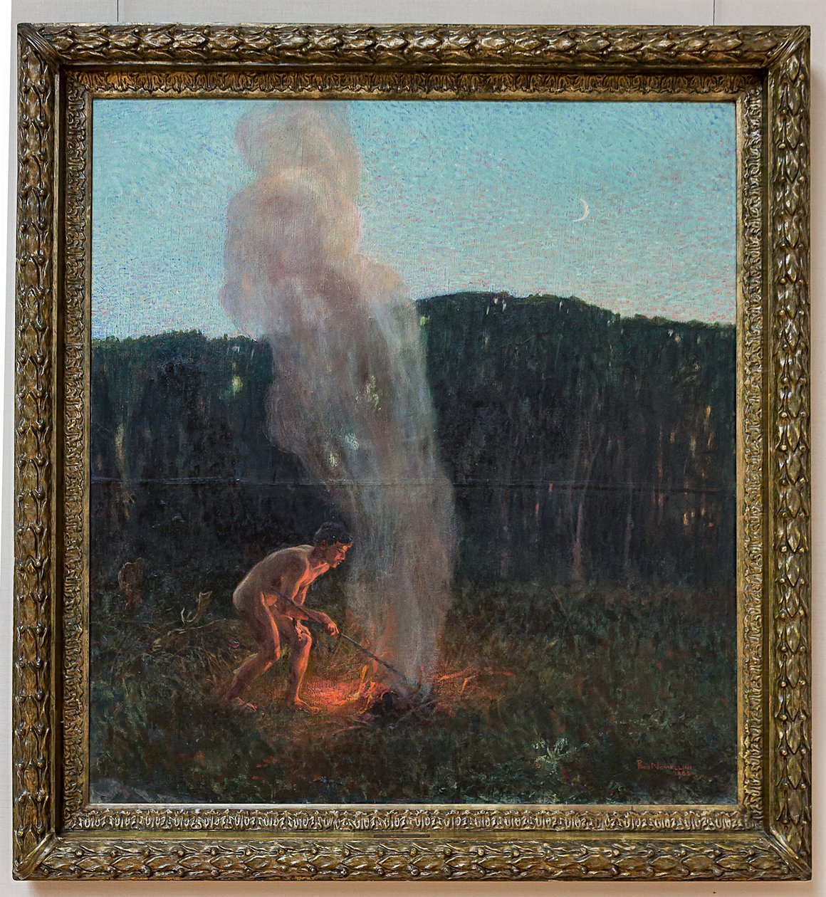 A Füstoszlop alkotó: Plinio Nomellini