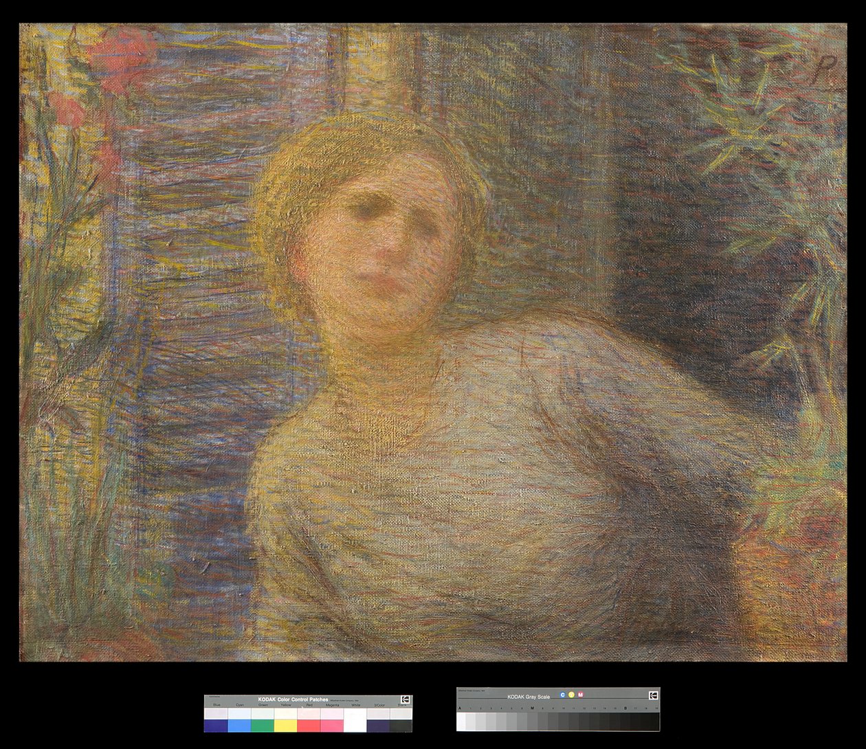 Fiatal nő az ablaknál, 1891 alkotó: Plinio Nomellini