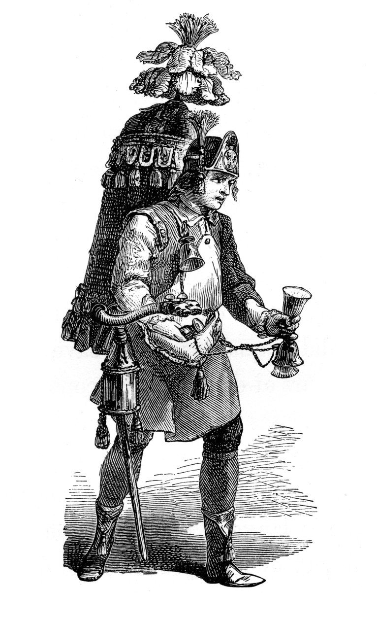 A gyógynövénytea-kereskedő, 1885. alkotó: Poisson