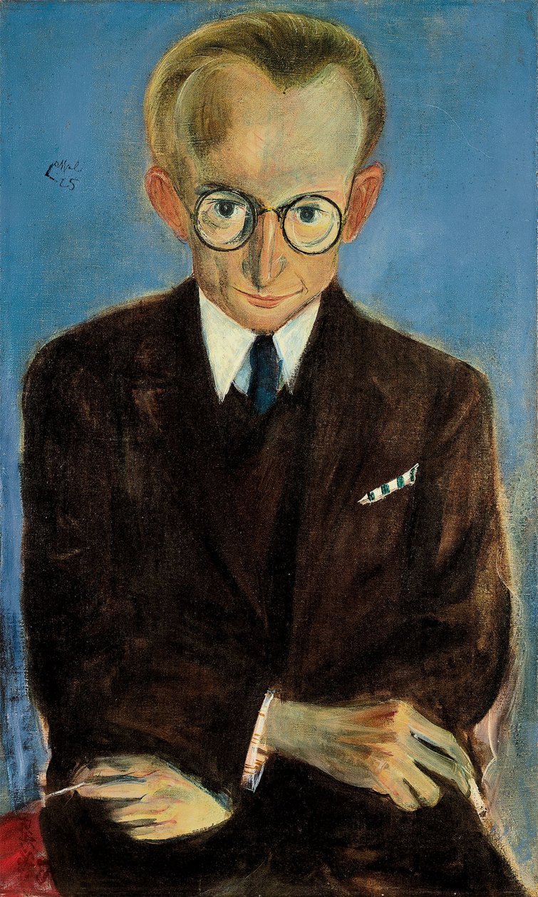 Fechter Pál portréja 1880-1958, 1925. alkotó: Pol Cassel